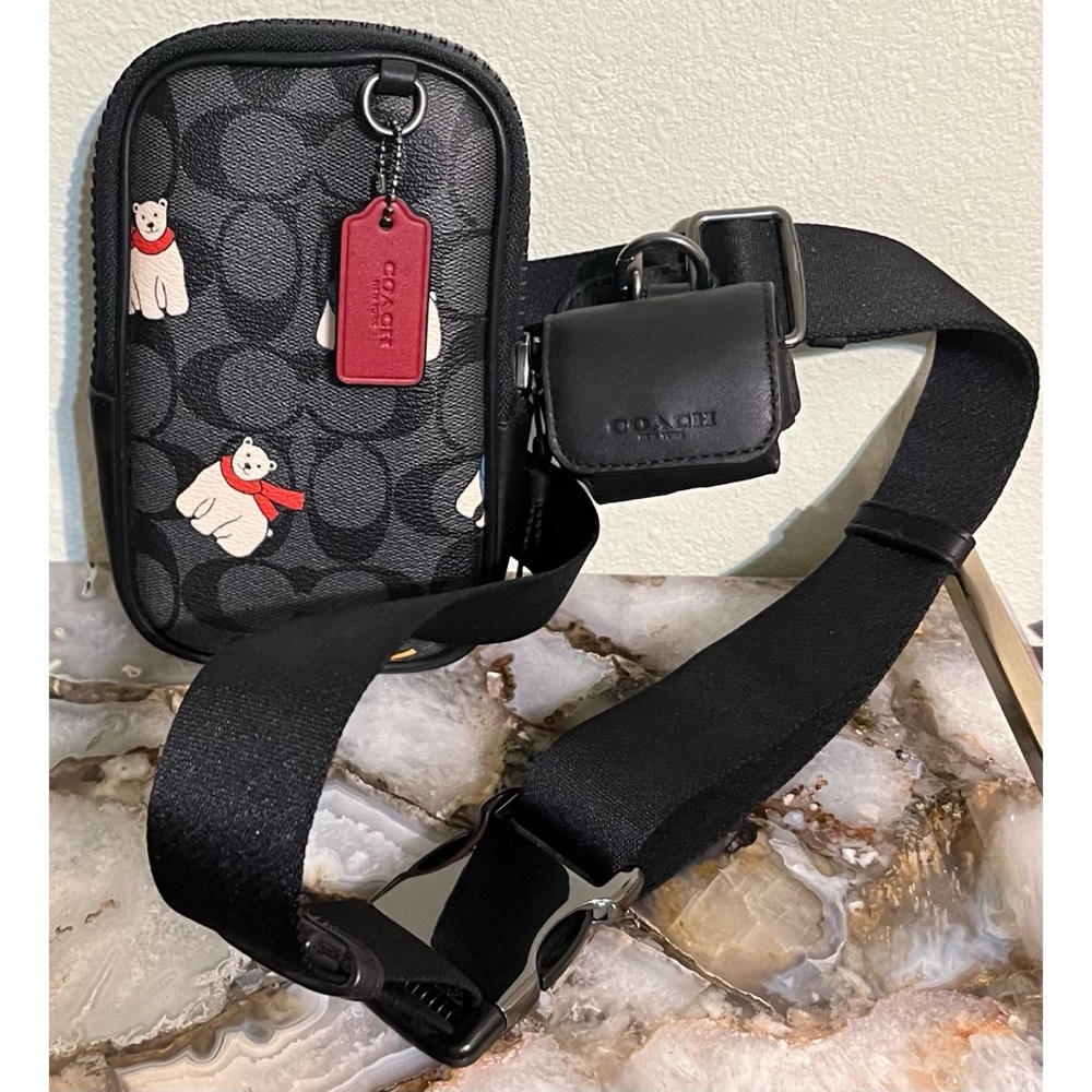 Coach Polar Bear Phone Crossbody Bag!